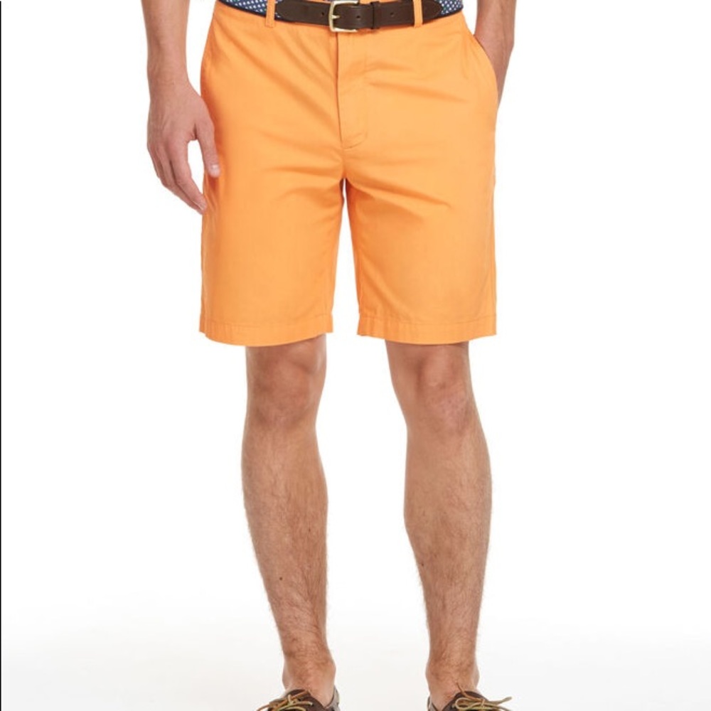 Vineyard Vines Orange Khaki Shorts